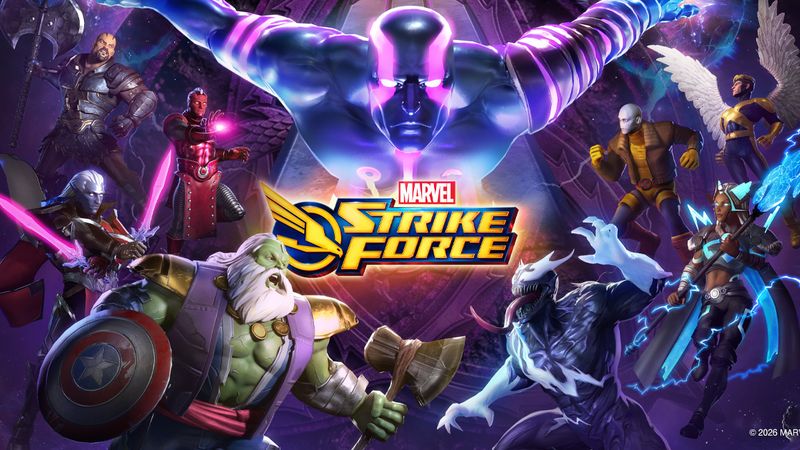 Marvel Strike Force key art